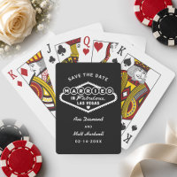 Married in Fabulous Las Vegas Black Save the Date