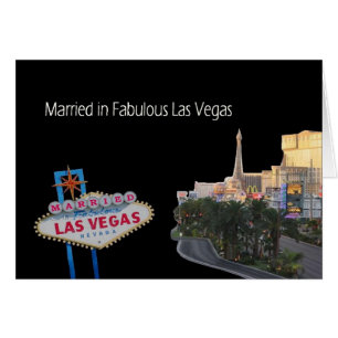Married in Fabulous Las Vegas Card