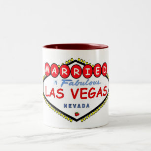 MARRIED In Fabulous Las Vegas Cherry logo Mug