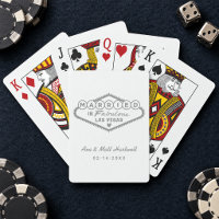 Married in Fabulous Las Vegas White Silver