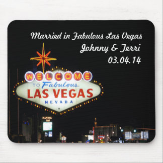 Married in Las Vegas Personalised Mousepad! Mouse Pad