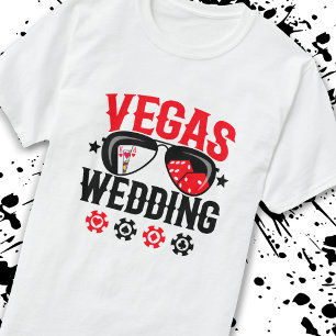 Married in Las Vegas - Vegas Wedding Party T-Shirt