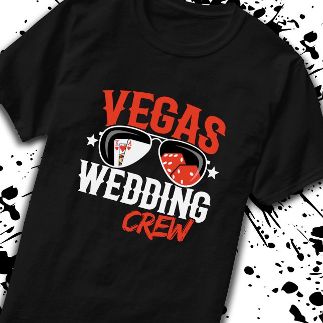 Married in Las Vegas - Vegas Wedding Party T-Shirt (Creator Uploaded)