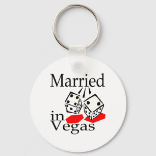 Married in Vegas Key Ring