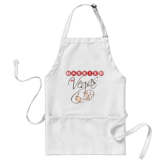 Married in Vegas Standard Apron (Front)