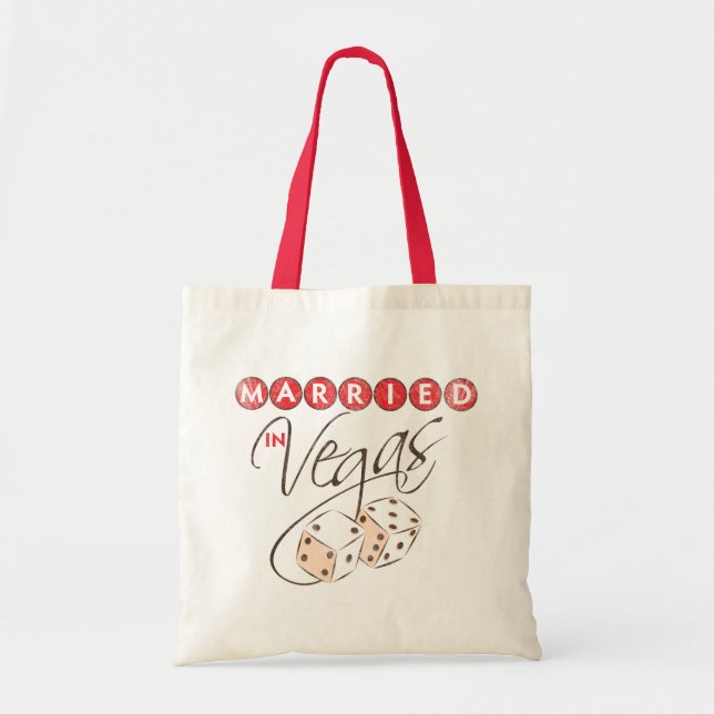 Married in Vegas Tote Bag (Front)