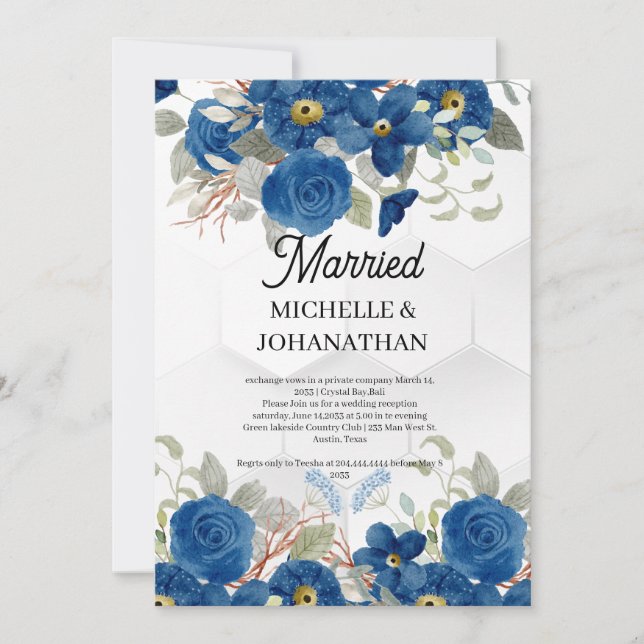 Married  invitation (Front)