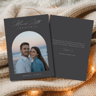 Married Little Christmas First Christmas Photo Holiday Card