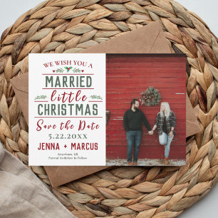 Married Little Christmas Save The Date