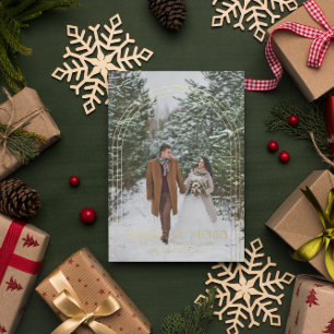 Married & Merry   Christmas Wedding Announcement