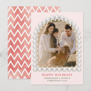 Married & Merry  Photo Christmas Holiday Card