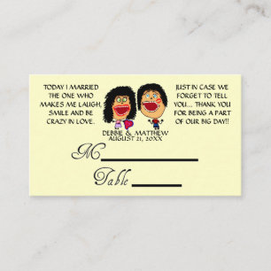 Married My Best Friend Wedding Placecards