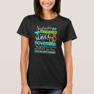 Married November 2001 Love Story 20th Wedding Anni T-Shirt