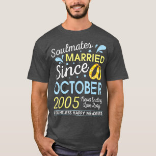 Married Since October 2005 Never Ending 17 Years L T-Shirt