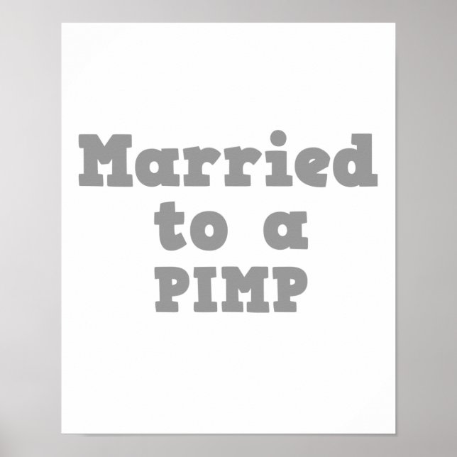 MARRIED TO A PIMP POSTER (Front)