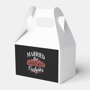 Married To a Smokin Hot Firefighter Favour Box