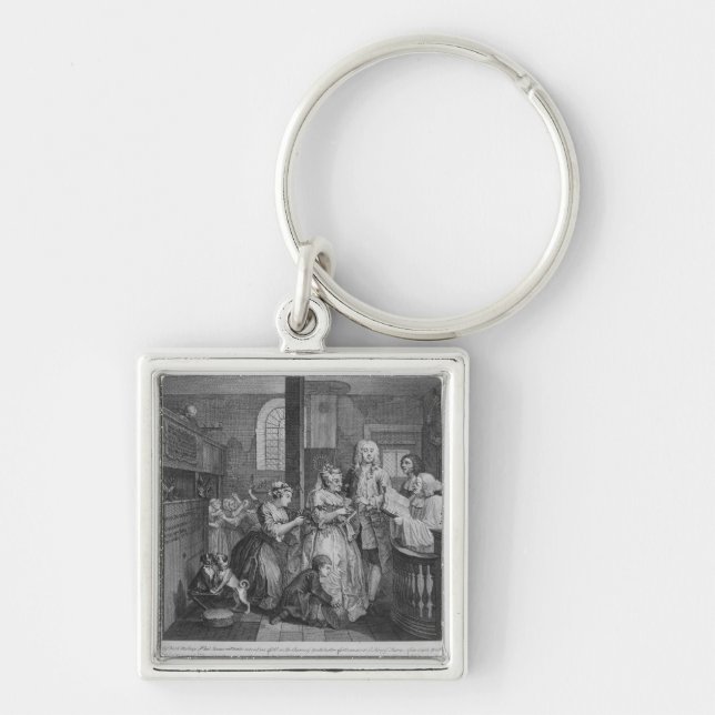 Married to an Old Maid Key Ring (Front)