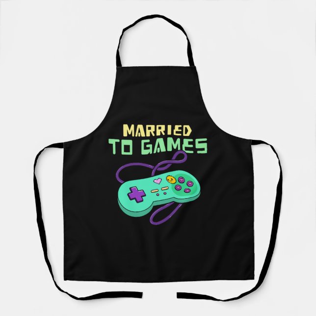 Married To Games Design Apron (Front)