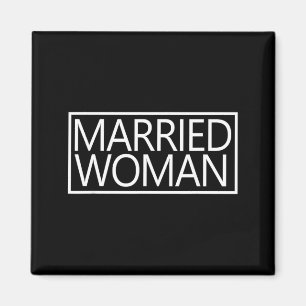 Married Woman Wife Wedding Marriage Couple Magnet
