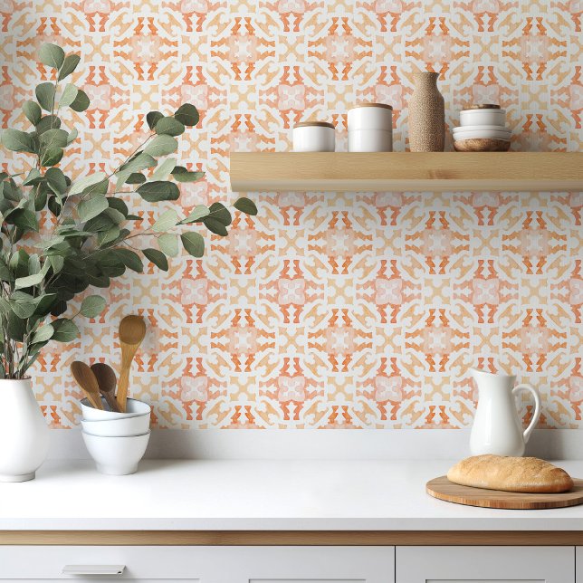 Marrocan tile in orange  decorative tile (Creator Uploaded)