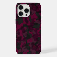 Marron, mulberry and grey camo abstract