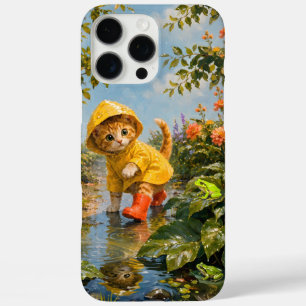 Marron Summer Rainy Day Kitten Phone Case