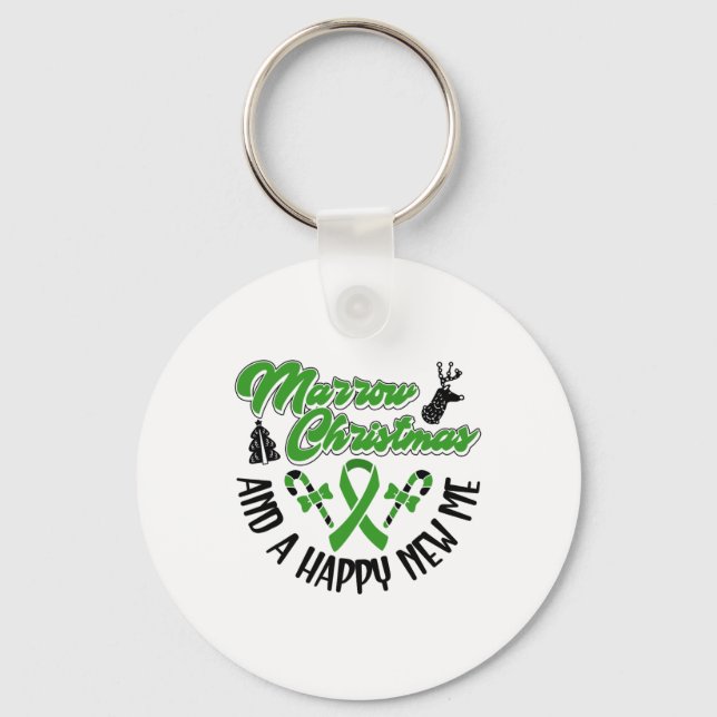 Marrow Christmas And A Happy New Me - Stem Cell Ch Key Ring (Front)