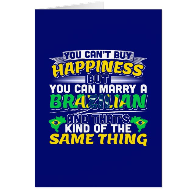Marry a Brazilian - Brazil Happiness (Front)