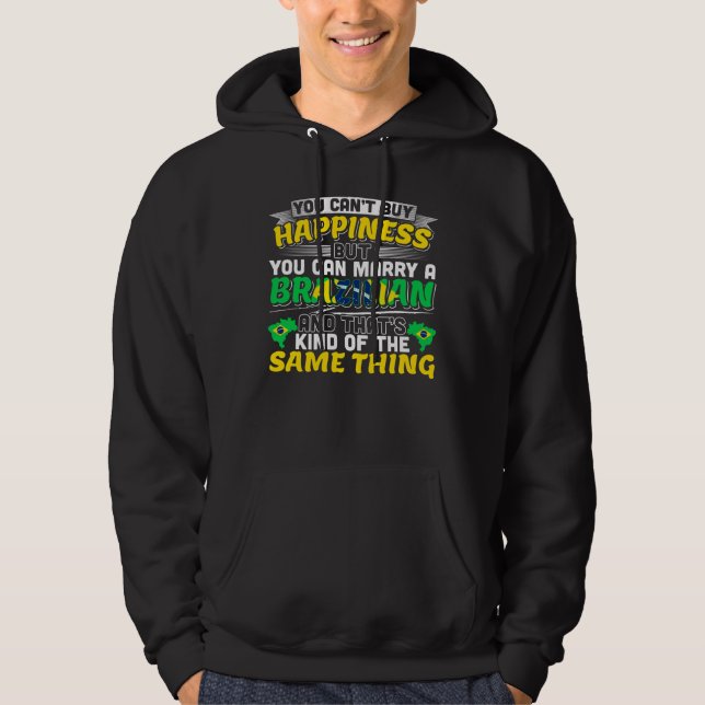 Marry a Brazilian - Brazil Happiness Hoodie (Front)