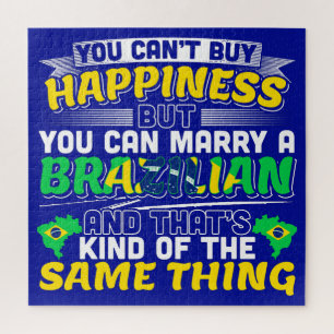 Marry a Brazilian - Brazil Happiness Jigsaw Puzzle