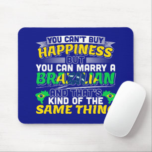 Marry a Brazilian - Brazil Happiness Mouse Pad