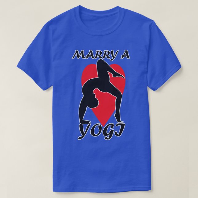 Marry a yogi T-Shirt (Design Front)