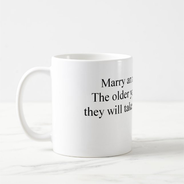 Marry an Archeologist Coffee Mug (Left)