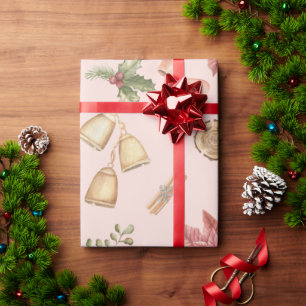 Marry Christmas Beauty Saloon Wrapping Paper