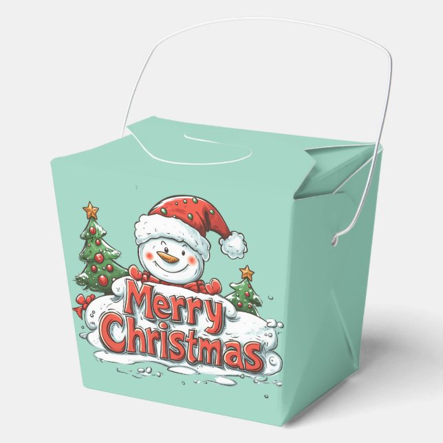 Marry Christmas  Favour Box (Front)