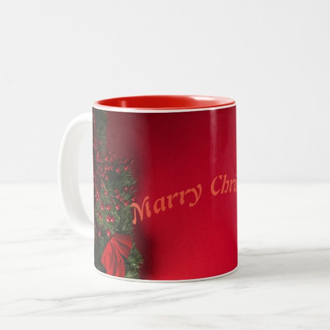 MARRY CHRISTMAS MUGS (Front Left)
