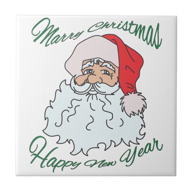 marry christmast ceramic tile (Front)
