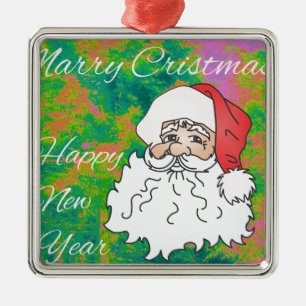 marry christmast metal ornament