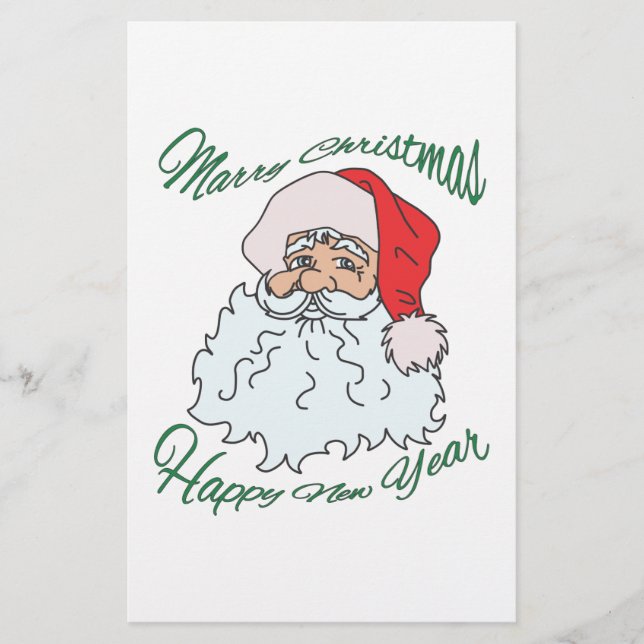 marry christmast stationery (Front)
