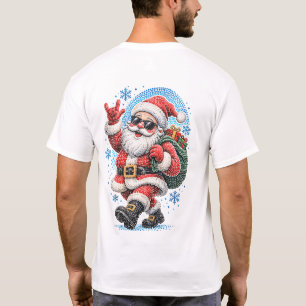 Marry Cresmas Santa Hat Christmas PNG Design T-Shirt
