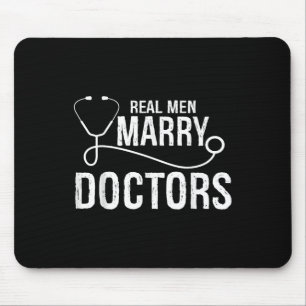 Marry Doctors Happy Husband Wife Groom Bride Gift  Mouse Pad