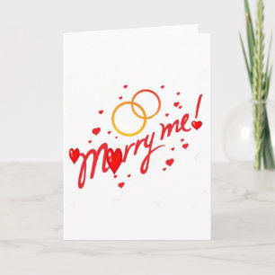 MARRY ME AND I WILL DO THE "HAPPY DANCE" HOLIDAY CARD