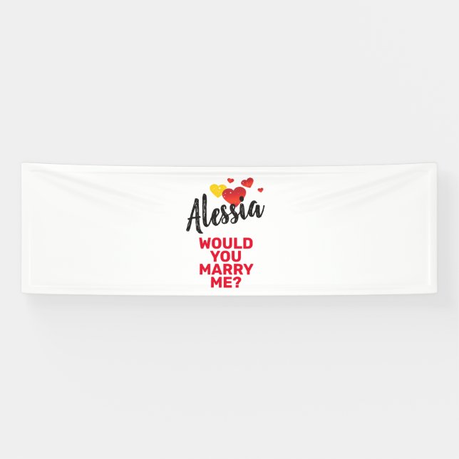 Marry Me Banner (Horizontal)