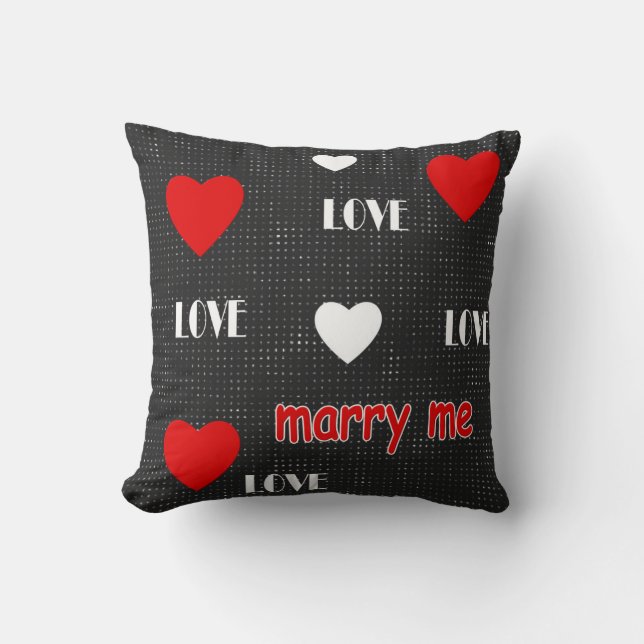 marry me cushion (Front)