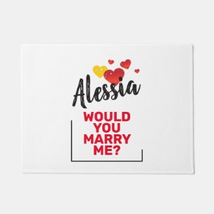 Marry Me Doormat