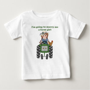 Marry Me Farm Girl Baby T-Shirt