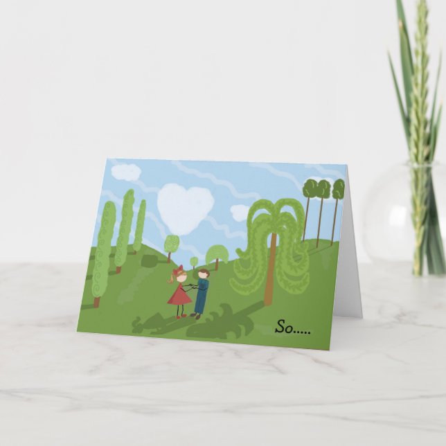 Marry Me Note Card from Tracey Smith Studios (Front)