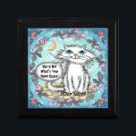 Marry Me Scraggles Cat  Gift Box<br><div class="desc">Marry Me Scraggles Cat gift box by ArtMuvz Illustration. Cats are fun, and the perfect gift for any occasion and are sure to bring a smile to anyone's face. Whether you are looking for a gift for a child, an adult, or a collector, a cat gift is the perfect choice....</div>