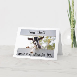 ***MARRY ME*** SHOW YOU HOW HAPPY OUR LIFE WILL BE HOLIDAY CARD