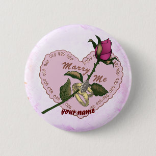 Marry Me wedding button